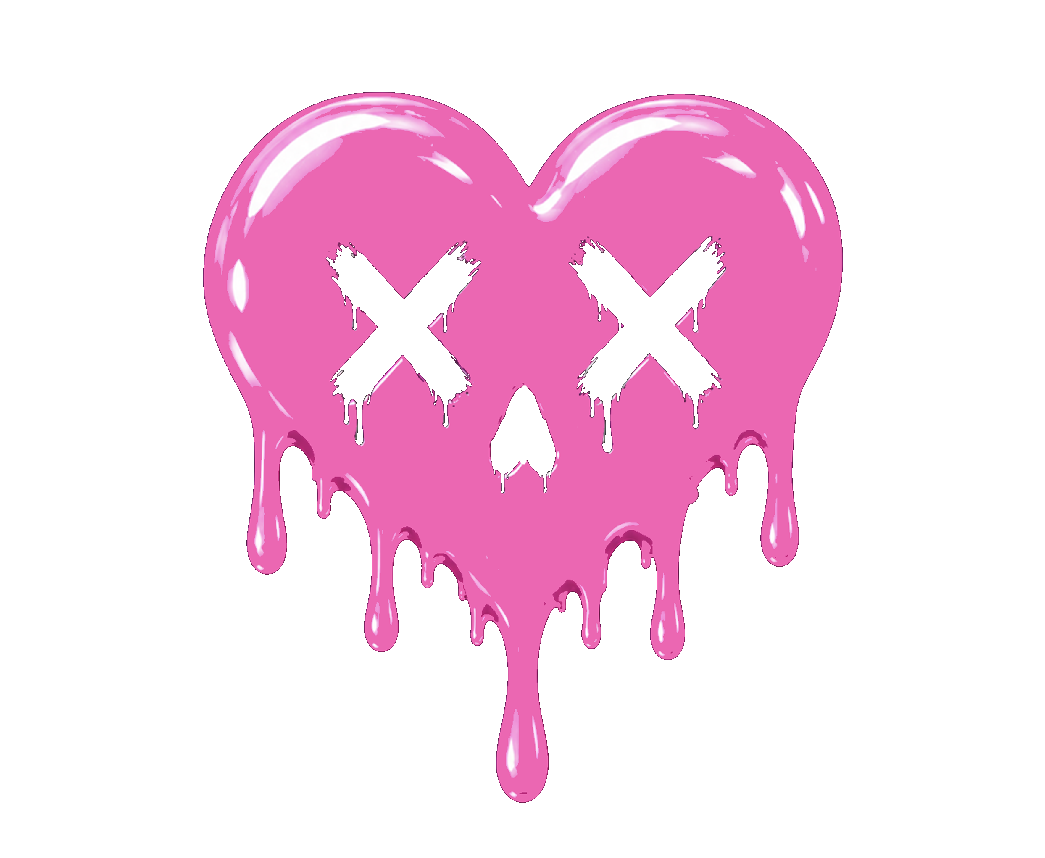 PRETTY AND DEAD heart emblem